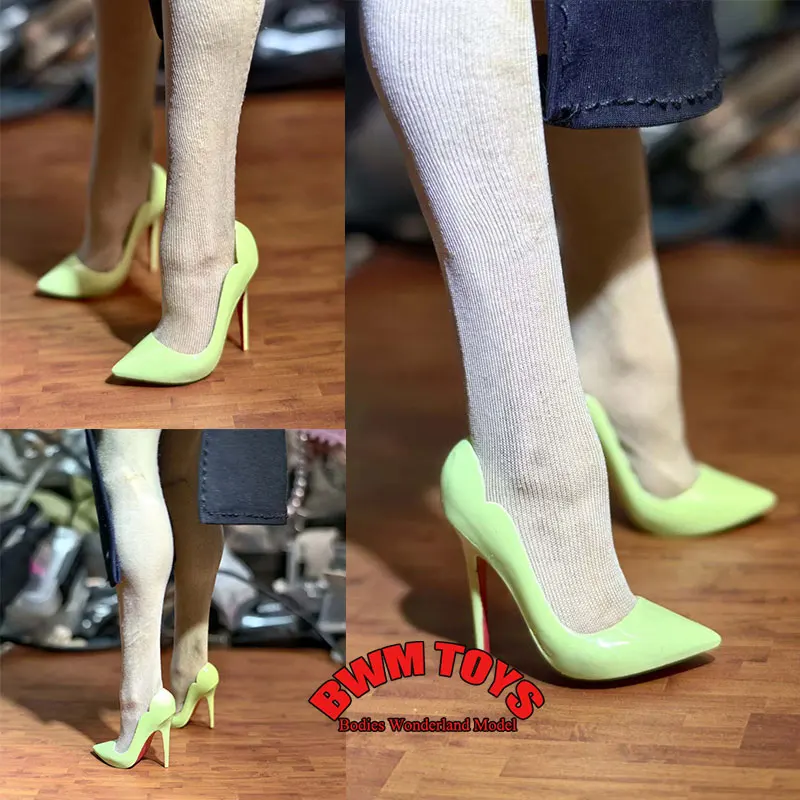 

In Stock 1/6 Scale Female Soldier Simulation Pointed High Heels Model Shoes For 12inch verycool Action Figure Doll