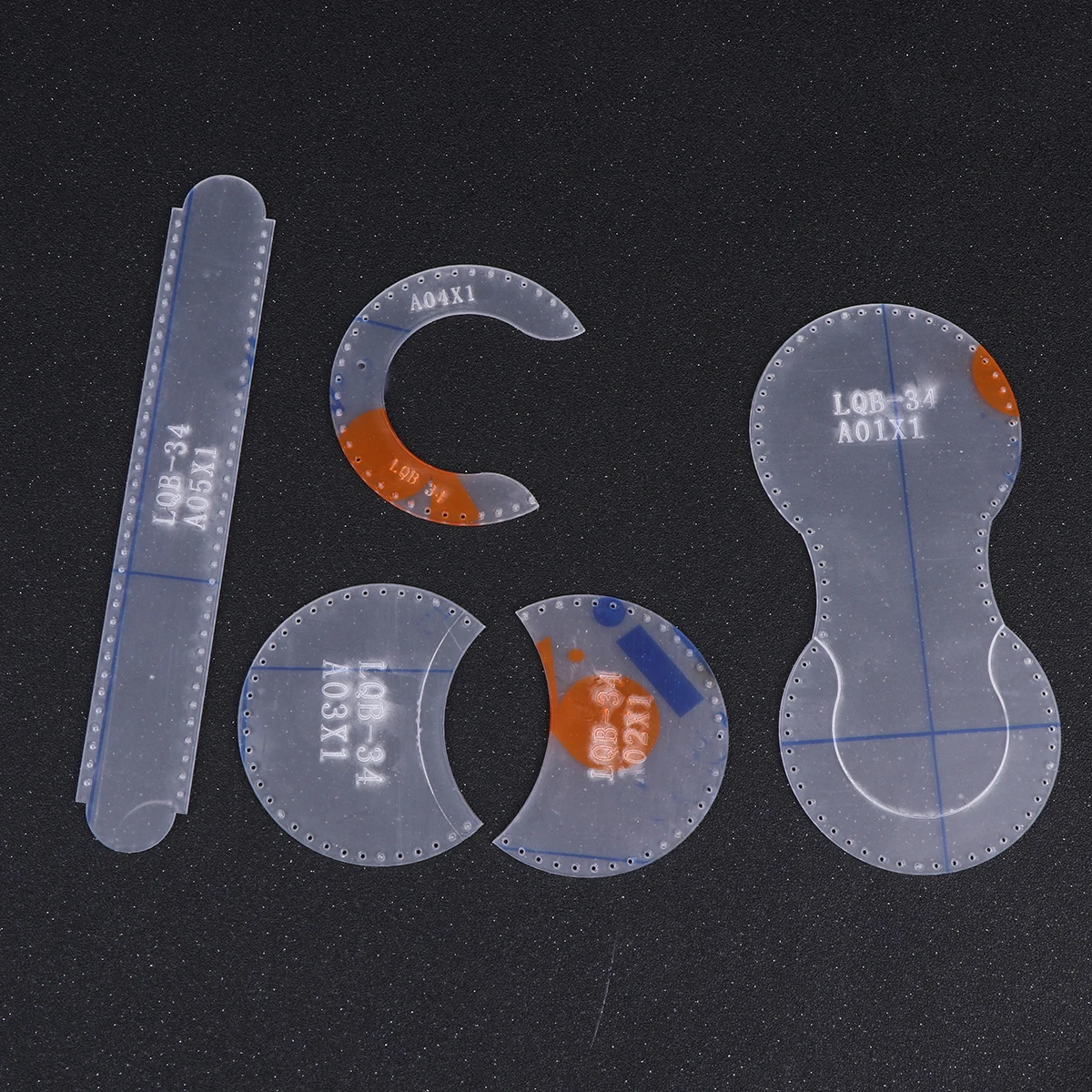 

1 set 1 Set Acrylic Horseshoe Zero Purse Pattern Stencil Diy Cutting Template Durable Transparent Tool Coin Purse Making