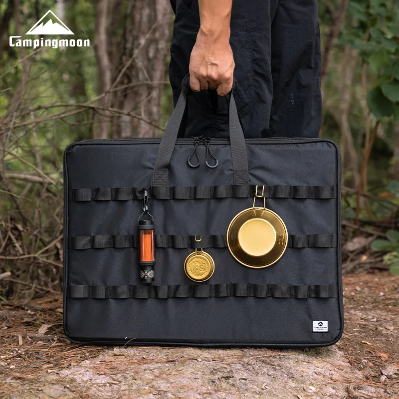 

CAMPINGMOON BK-55 Double-Unit Container Storage Bag Camping IGT Module Collection Storage Bag Outdoor Tactical Packaging Kit