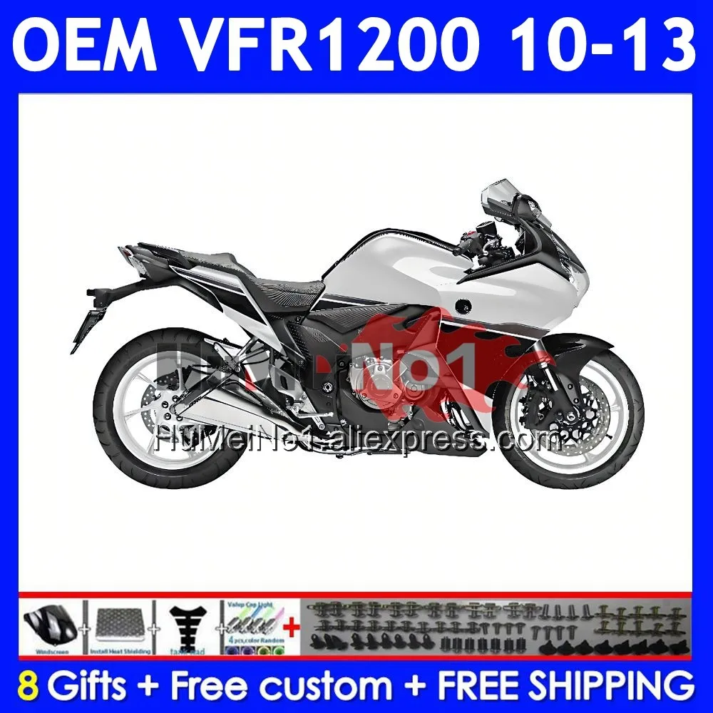 Injection For HONDA Crosstourer New white VFR 1200 VFR1200 RR CC 71No.62 VFR1200RR 10 11 12 13 2010 2011 2012 2013 Fairings