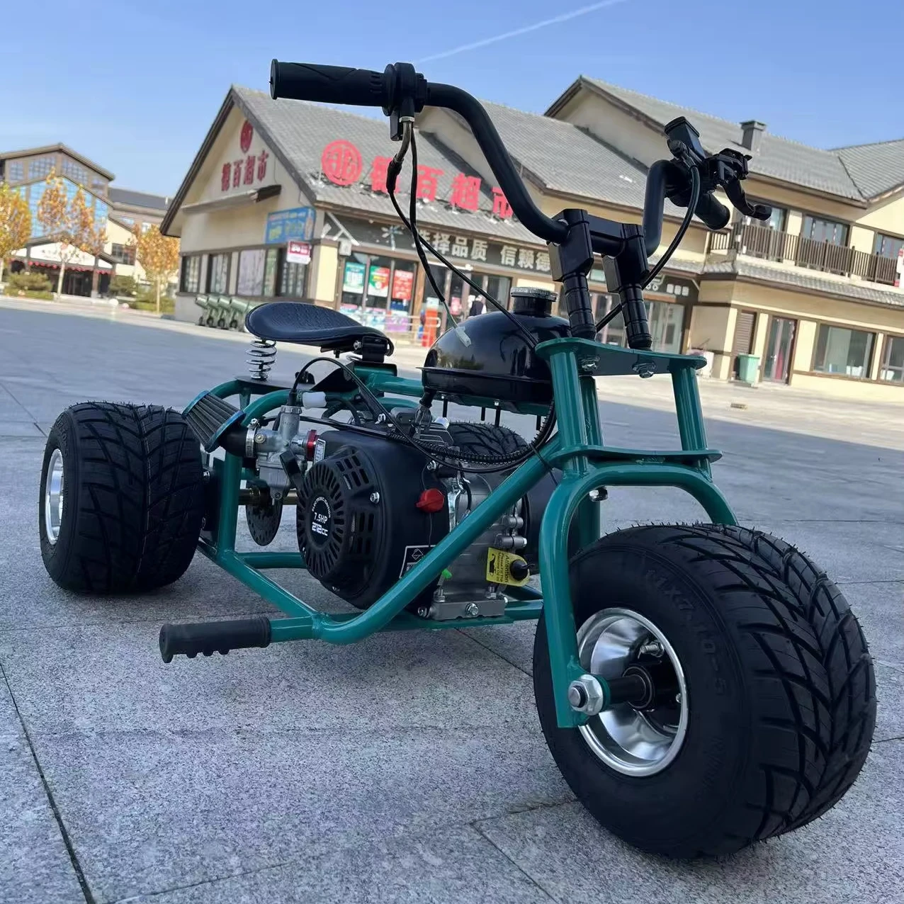 

New 212cc 8.5HP 4-Stroke Gas-Powered Pedal Go Kart 60km/h Off-Road Outdoor Park Adult Racing Drift Kart Accessories