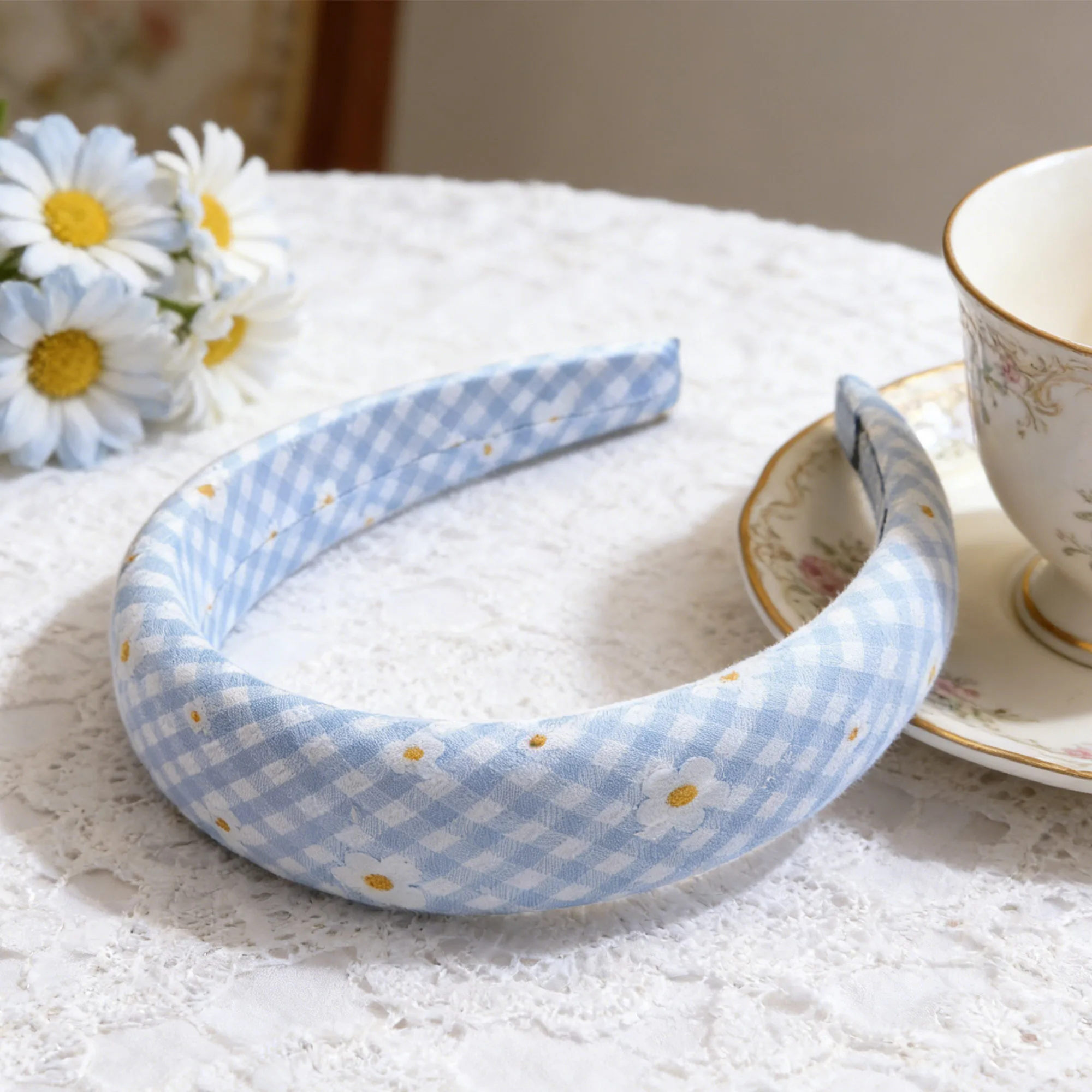 

1pc Plaid Headband, Hair Accessory for Everyday Fashion in Europe And America, Featuring a Easy Yet Sophisticated Style