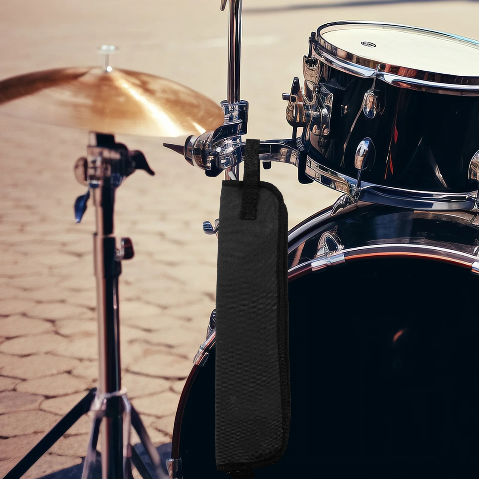 

Drum Stick Holder Made of Oxford Cloth Portable Drumstick Storage Bag Drum Mallet Carrying Carry for Drummers