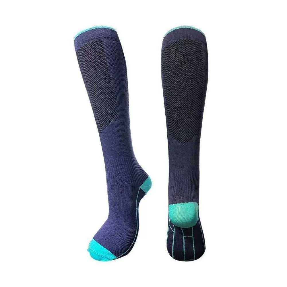 

Knee High Compression Socks Long Tube Elastic Circulation Support Socks Leg Slimming Summer Football Socks For Running