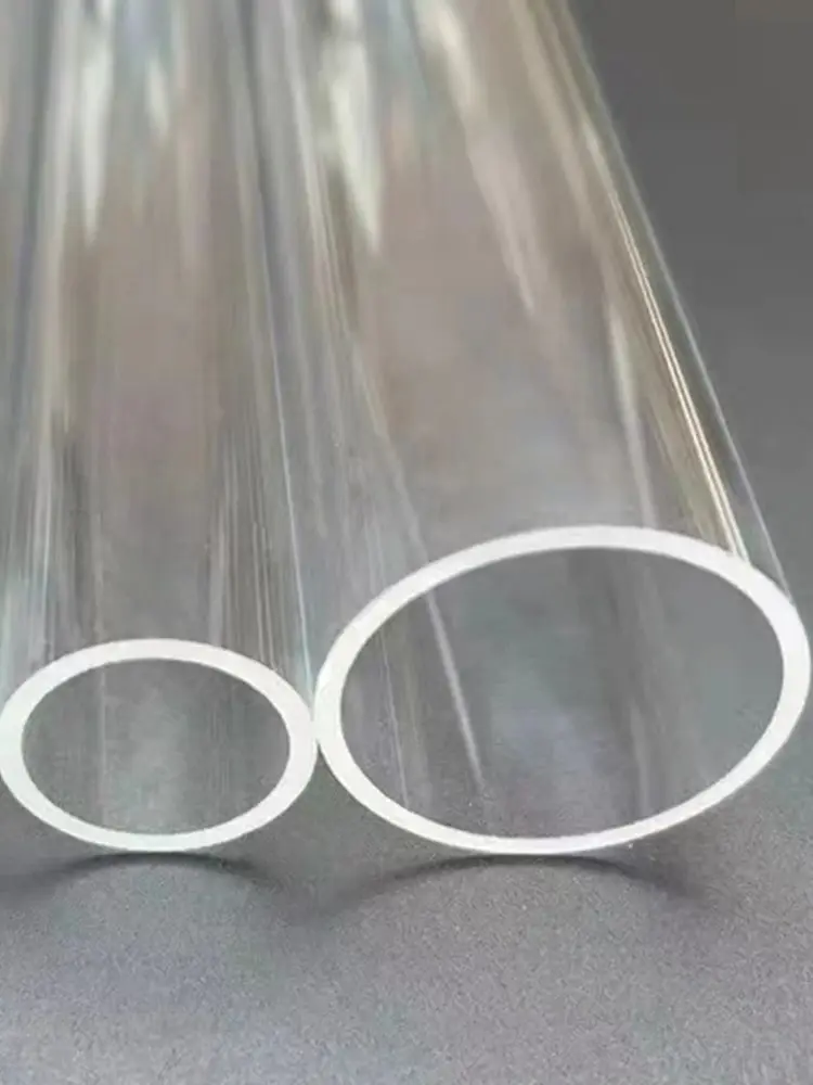 Quartz Capillary Tube OD 2mm to 25mm Hollow Bar Rod Silica Single-Bore Glass Pipe High Temperature Quartz Glass Hollow Tube