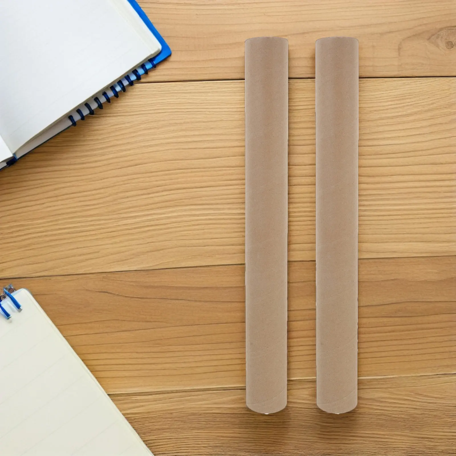 10 pcs Poster Tube Mailing Artwork Storage Tubes Paper Kraft Halloween Christmas New Year Cardboard Cylinder Tubes Round