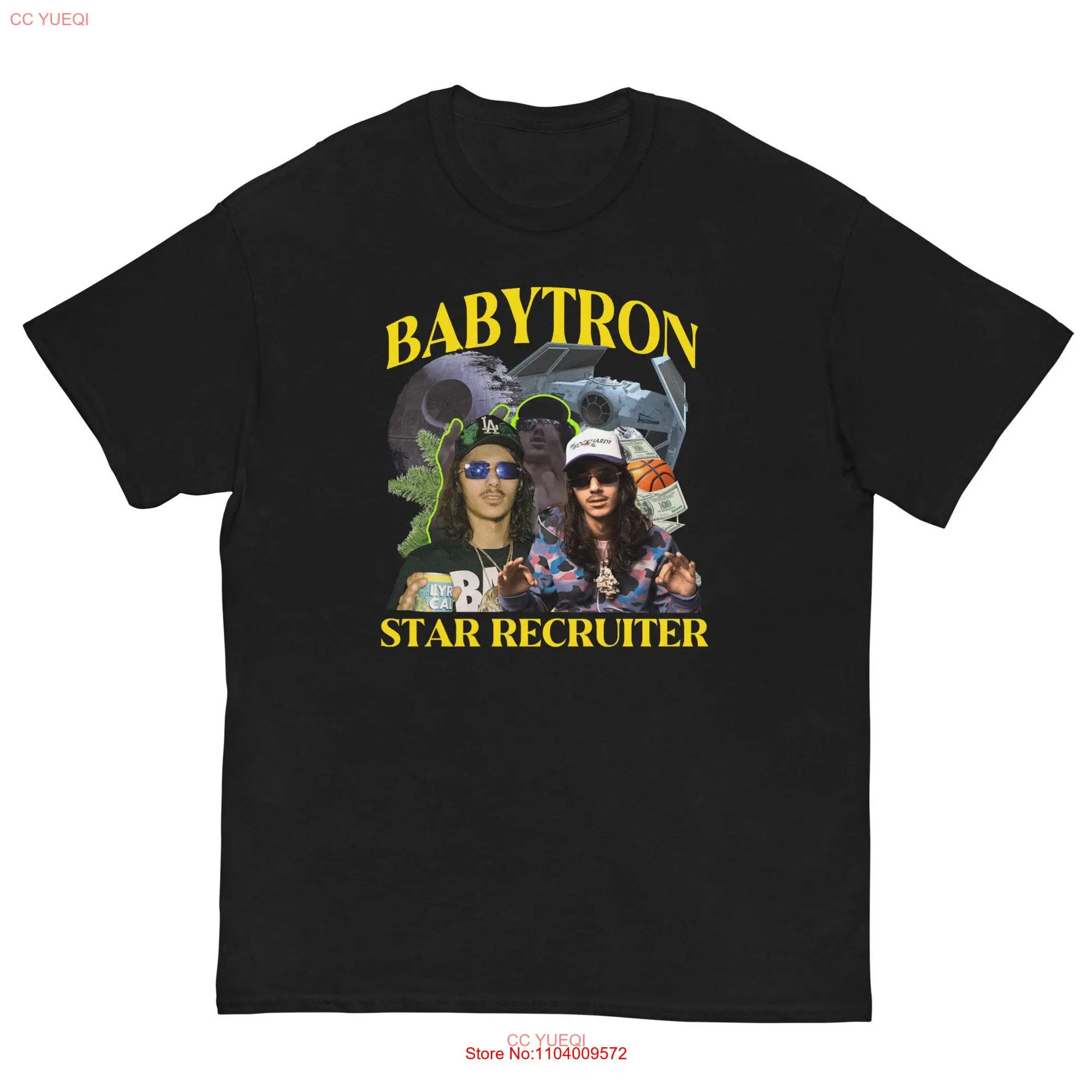 BabyTron Rapper T Shirt ShittyBoyz Bin Reaper Detroit Box Prince of the Mitten long or short sleeves