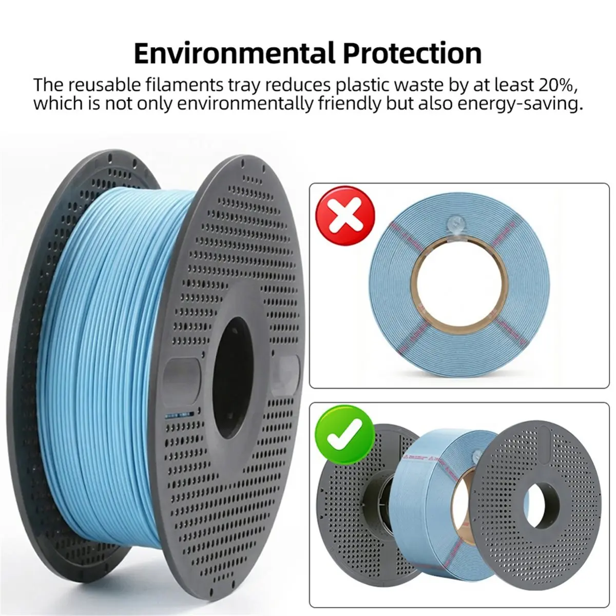 TCE For X1/P1/A1/H2D/H2S/P2S 3D Printer Removable Material Spool High Temperature Resistance for Many Filament