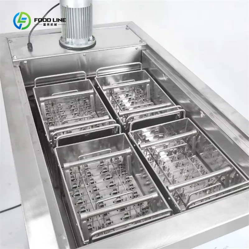 Customized 4 Molds Freezing Ice Pop Making Machine Professional Ice Lolly Popsicle Maker for Shop