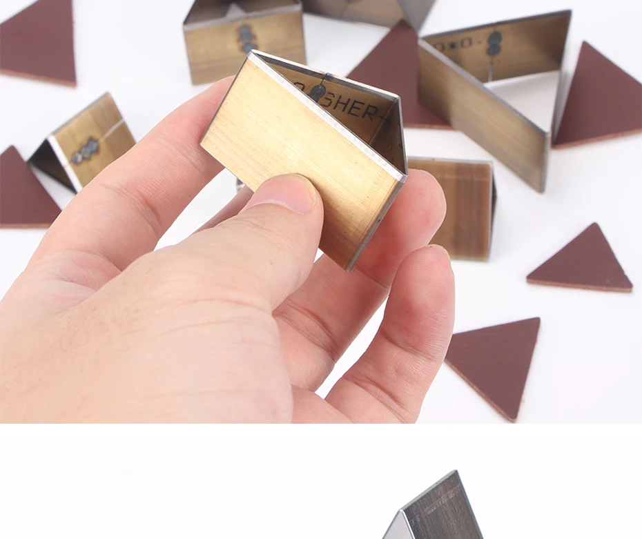 QJH 20–50 mm gestanzte Lederohrringe/Tropfenformschneider/8 Formen/Herz/Quadrat/Abgerundetes Quadrat/Dreieck/Hexagon/Pflaume/Tropfen/Blatt – Detail 16