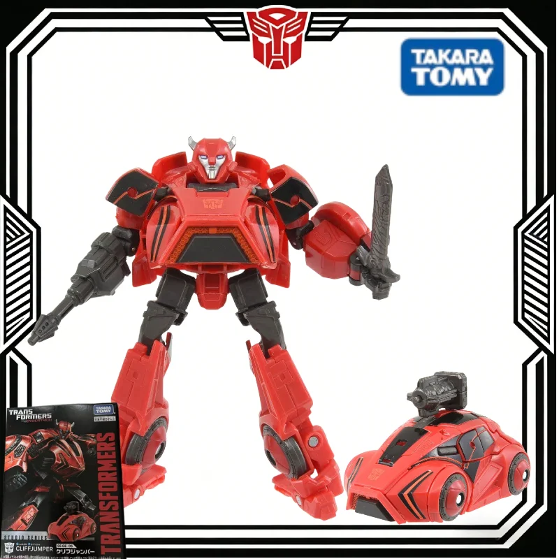 

В наличии: Hasbro SS GE-05 WFC Cliffjumper Deluxe Class, трансформируемая игрушка, красный спортивный автомобиль Cybertron, фигурка, сборная модель