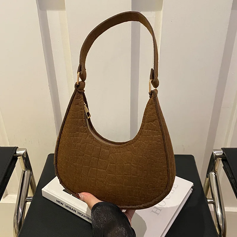 Высококачественная нишевая женская сумка 2023 года, новая модная женская сумка подмышками, женская сумка на одно плечо