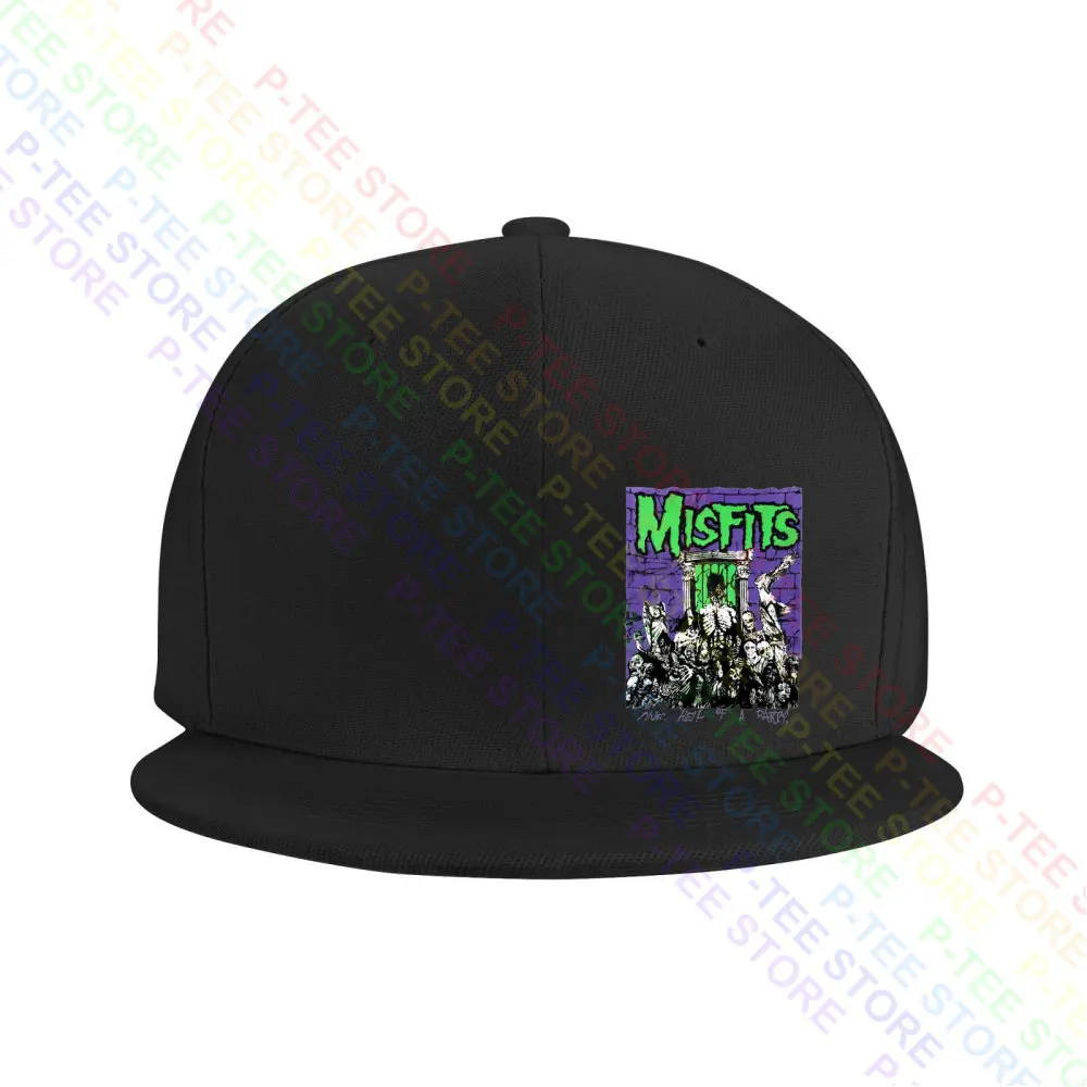 

Misfits Earth Ad Tshirt 80S One Hell Of A Party Danzig Baseball Cap Snapback Caps Knitted Bucket Hat