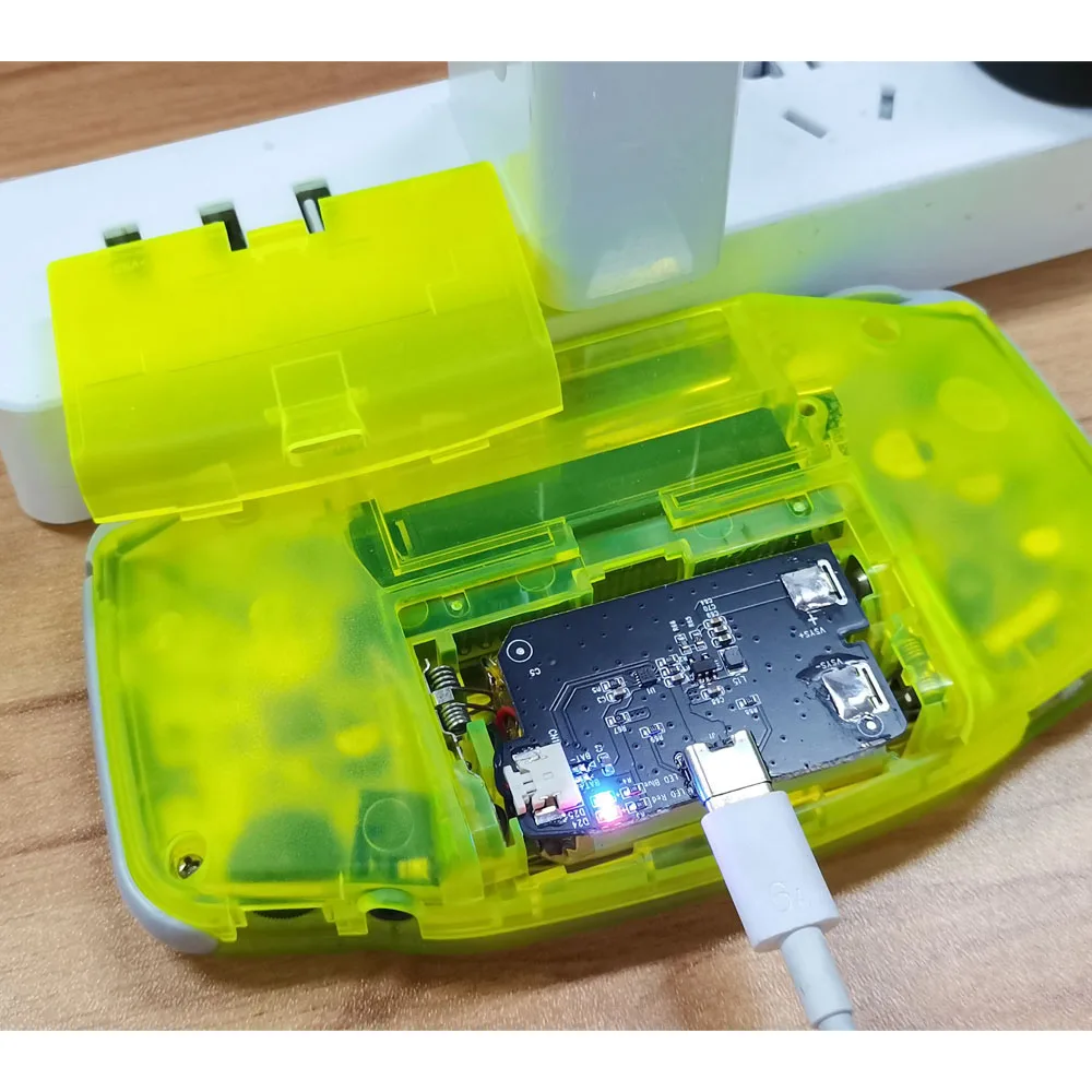 Чехол Glacier GBA с крышкой батарейного отсека типа C + аккумуляторная батарея, подходящая для комплекта ламинированной подсветки ЖК-дисплея GBA V5