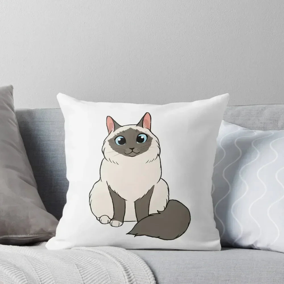 

Birman Cat Throw Pillow Sofa Covers Pillowcases For Pillows Decorative Cover For Living Room Covers For Sofas pillow