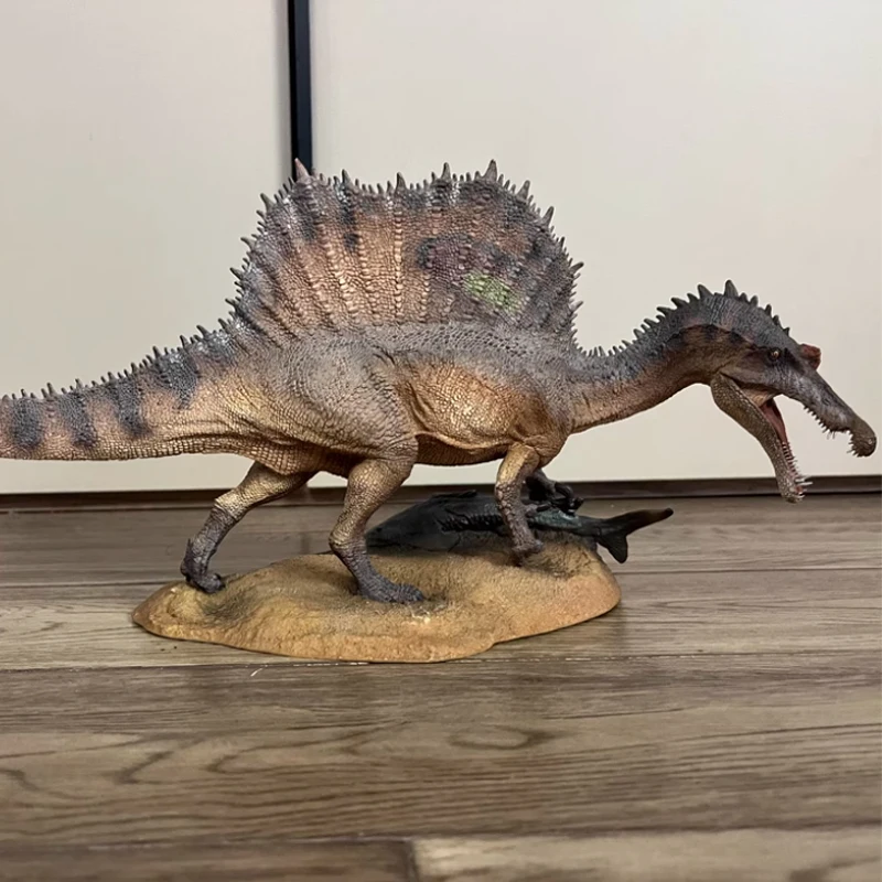 Op voorraad Echte Dinosaur King Spinosaurus 1:35 Schaal Science Art Model Action Figure Decoratief Ornament Speelgoedcollectie Cadeau