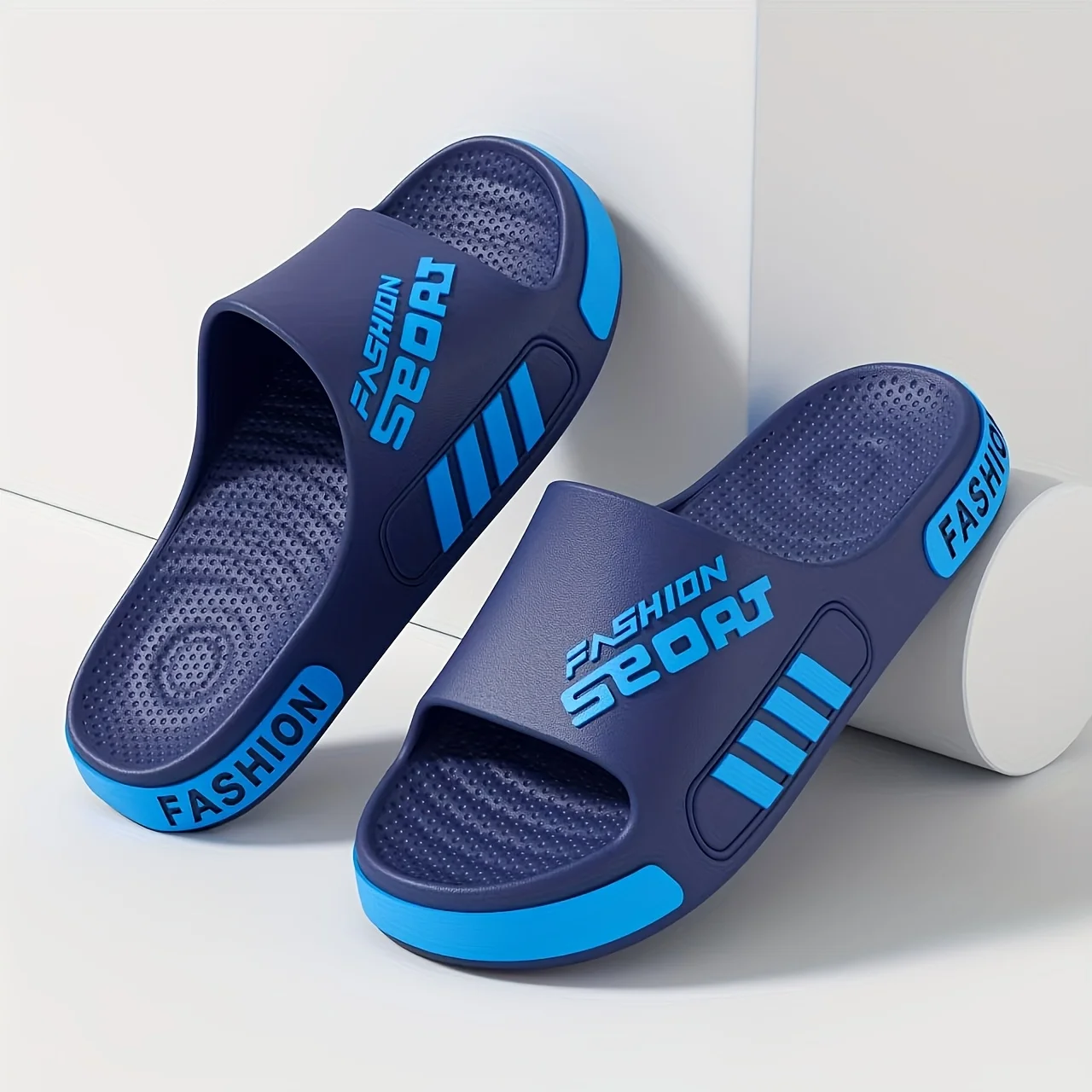 

[Plus Size EVA Sandals] Unisex Plus Size EVA Flat Soft Sole Slip-On Sandals Slippers - Fashion Indoor Outdoor All-Season Home