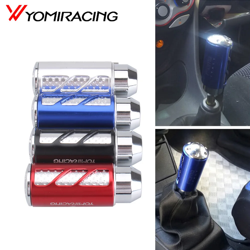 

YOMI Universal Aluminum Alloy Gear Shift Knob Gearshift Shifter Stick Lever Headball MT Pen POMO ARM for TOYOTA