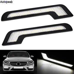 2x Universal  Daytime Running Lights LED White Light L-Shape Strips 72 SMD Glass Lens with Back Sticker 12V DRL DIY LED Lamp Car