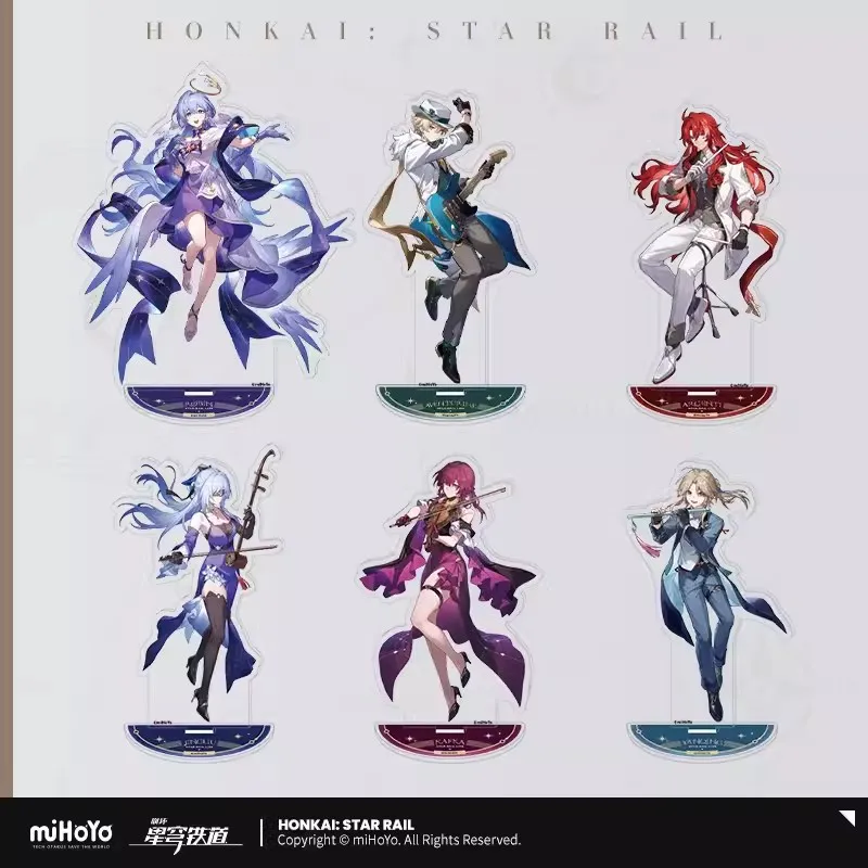 Pre Sale miHoYo Official Honkai Star Rail Scuttlebutt LIVE Series Acrylic LiPai YINZHI SHAJIN YANQING JINGLIU Cosplay Gifts