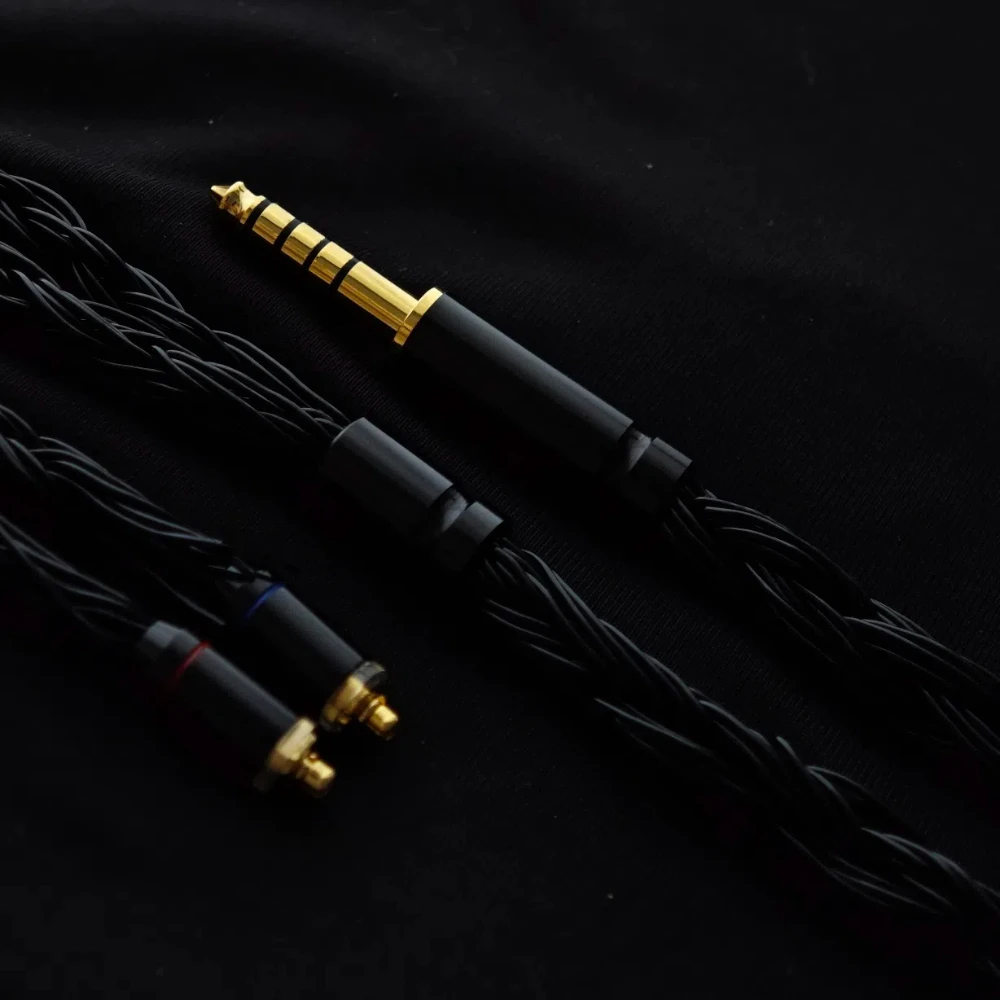 NiceHCK EBX25Ti 32코어 실버 도금 OCC 업그레이드 케이블 HIFI 이어폰 와이어(2.5/3.5/4.4mm 밸런스드 플러그 MMCX 0.78mm …