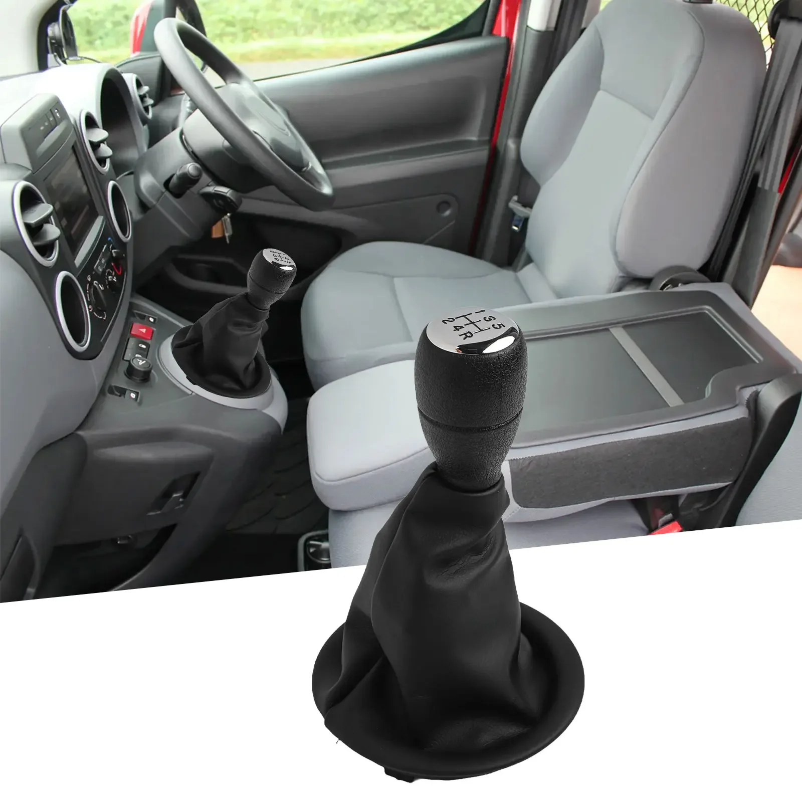Car Interior Accessory Shift Knob Cover Easy Installation Elegant Appearance Visual Refined Details Dust-proof Protection