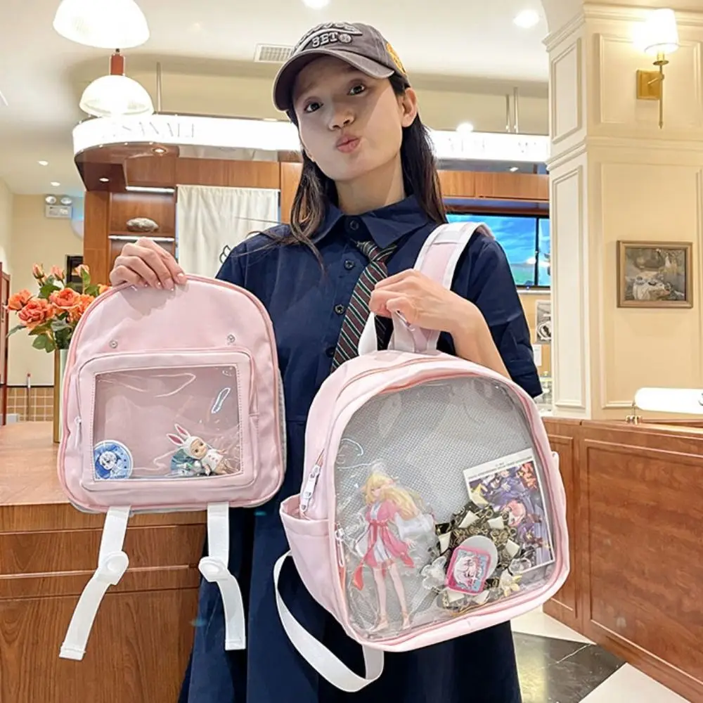 

Portable JK 20cm Doll Bag Detachable Large Capacity Students School Bag Travel Bag Storage Bag Teenagers Shoulder Bag Travel