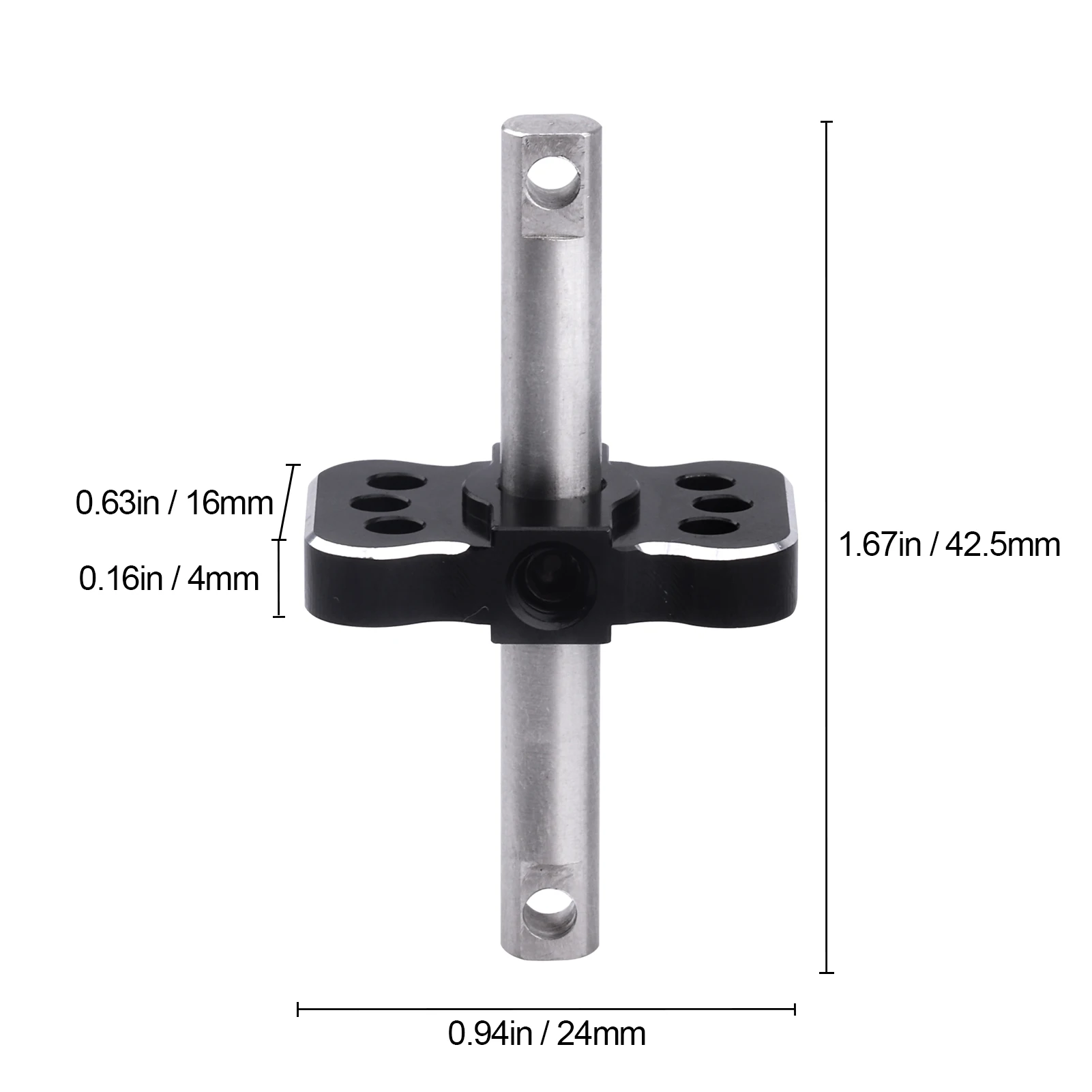 HobbyPark Aluminum Differential Locker Spool Diff Case Mounts for 1/10 2WD Traxxas Slash Rustler Stampede VXL Bandit