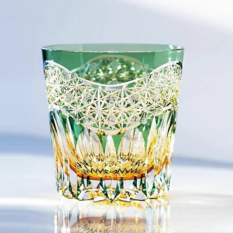 Hand-carved crystal glass, whiskey glasses, household premium foreign wine glasses 2