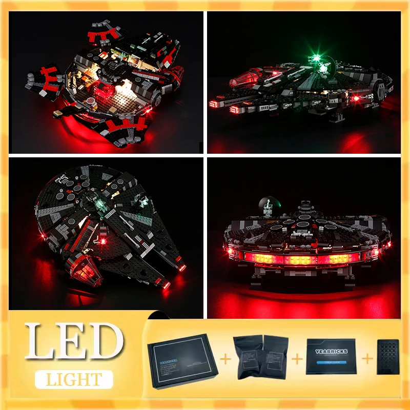 

DIY LED Light Kit For LEGO 75389 The Dark Falcon (Only LED Light,Without Blocks Model)