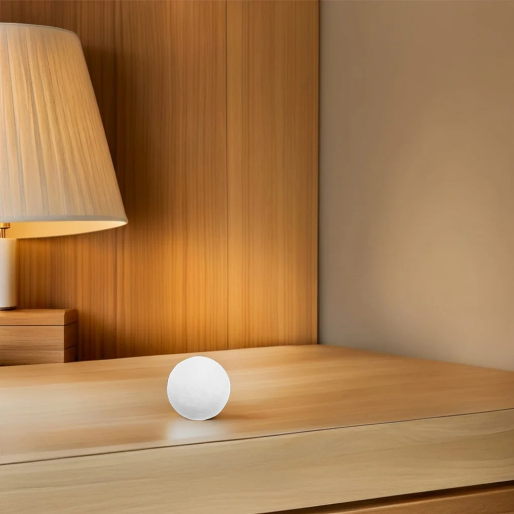 

100Pcs White Polystyrene Foam Balls Versatile Round Craft Balls for DIY Christmas Decorations Holiday Art Projects Party