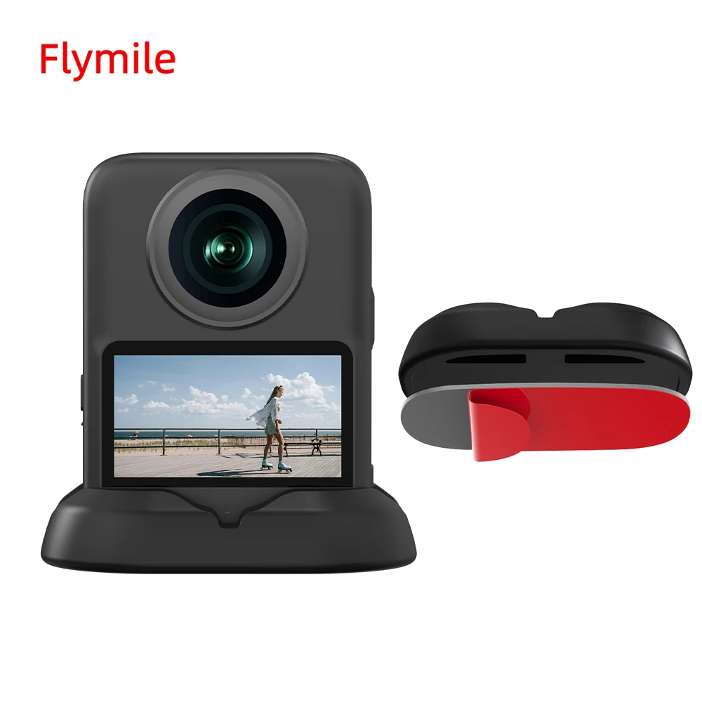

Flymile Car Mount Stand Base for DJI OSMO 360 Accessories Silicone Stand Desktop Non-Slip Support Adapter Stabilizer