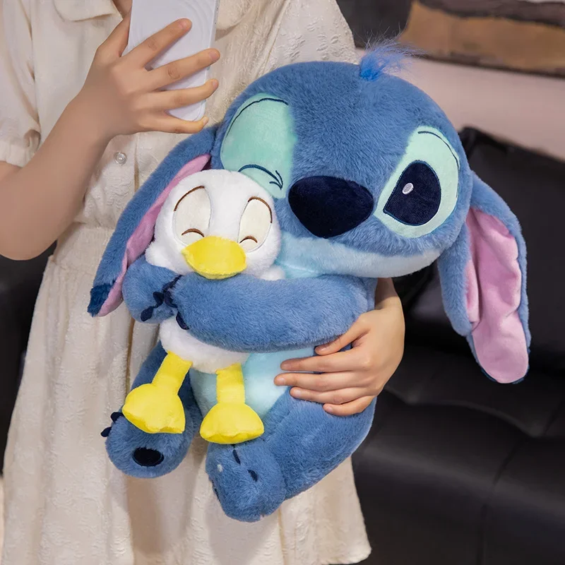 60cm tamanho grande ponto brinquedo de pelúcia pelúcia anime lilo ponto abraço pato plushies ponto segurar bolha chá boneca travesseiro decoração para casa presentes