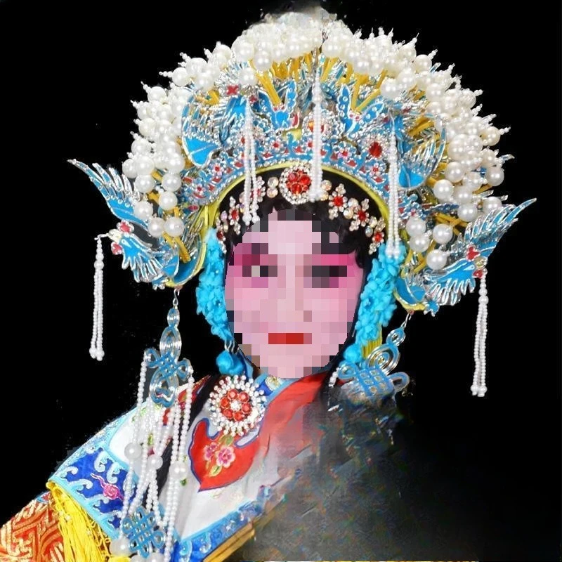 Peking Opera Wind Crown Opera Princess Concubine Drunk Phoenix Crown Five Phoenix Crown Headgear