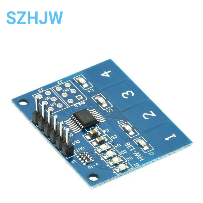 4Channel Digital Touch Sensor Capacitive Switch Module Button For Arduino TTP224