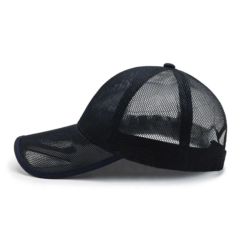 Summer Men Hat Openwork Brim Breathable Mesh Cap Outdoor Sports Sunscreen Baseball Women Sunhat