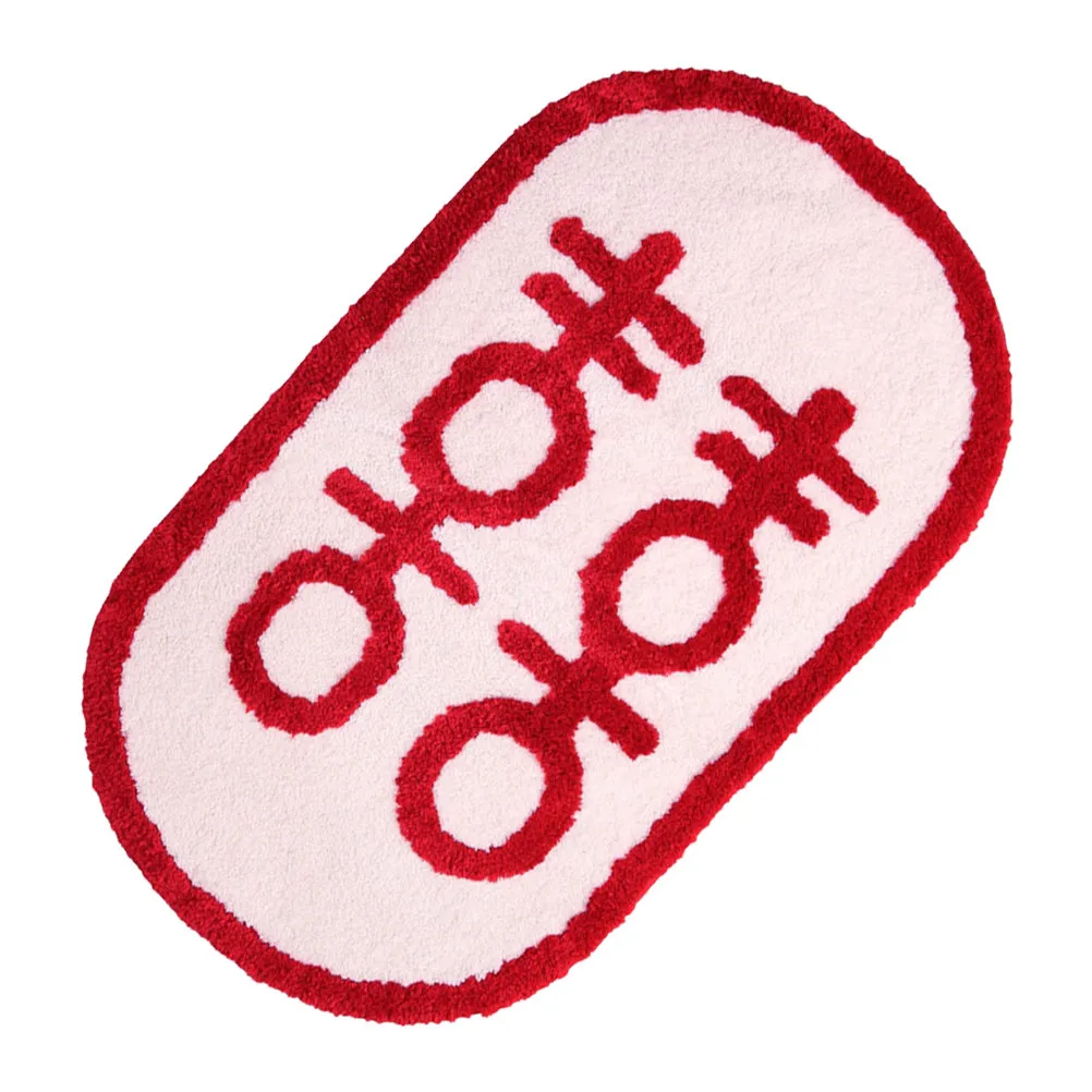 

Нескользящий китайский свадебный коврик для ванной, впитывающий напольный коврик, противоскользящий коврик для пола, домашний коврик для ванной комнаты