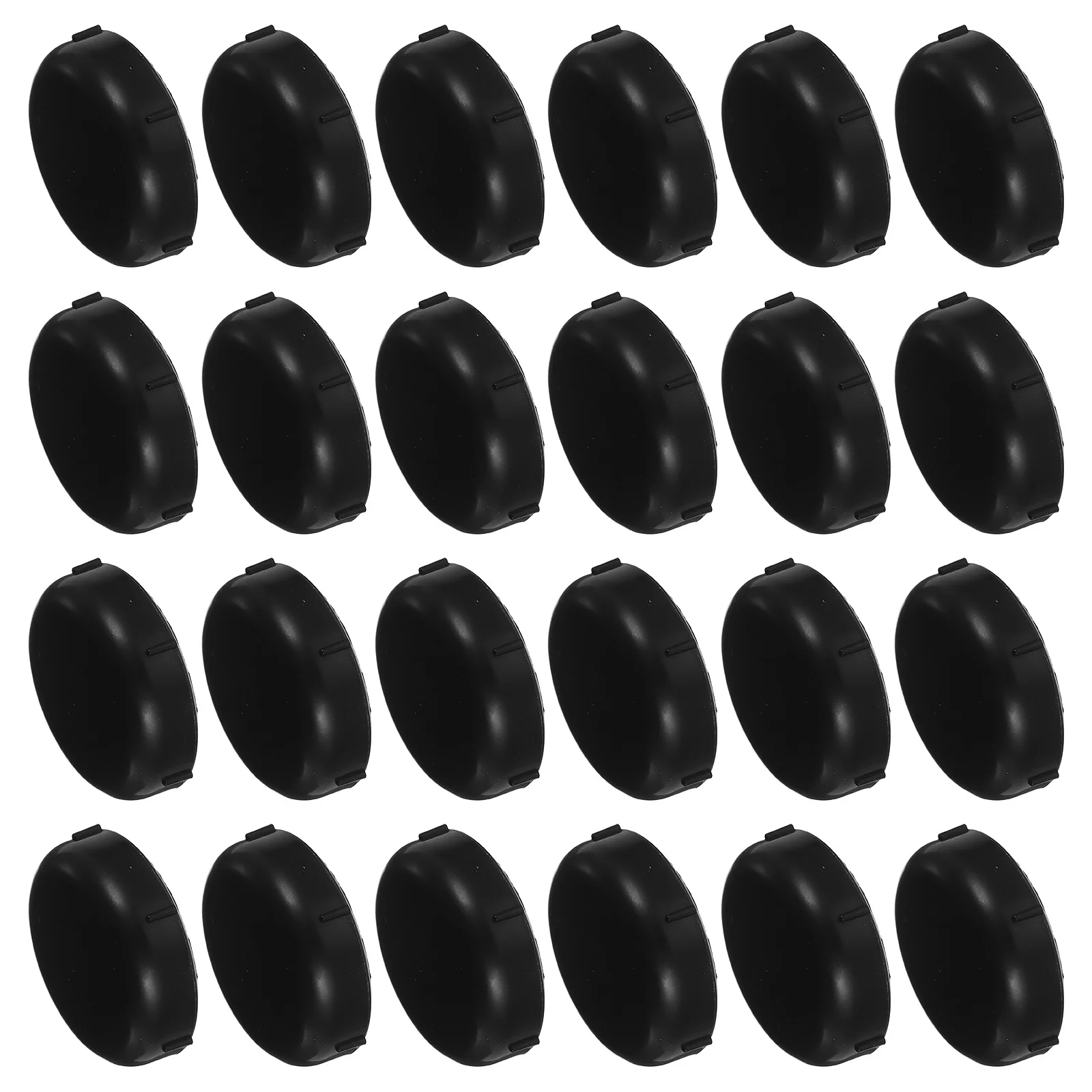 

24 шт. пластиковых накладок на ножки мебели, защита пола для твердых напольных покрытий и плитки, нескользящие, шумопоглощающие, для дома