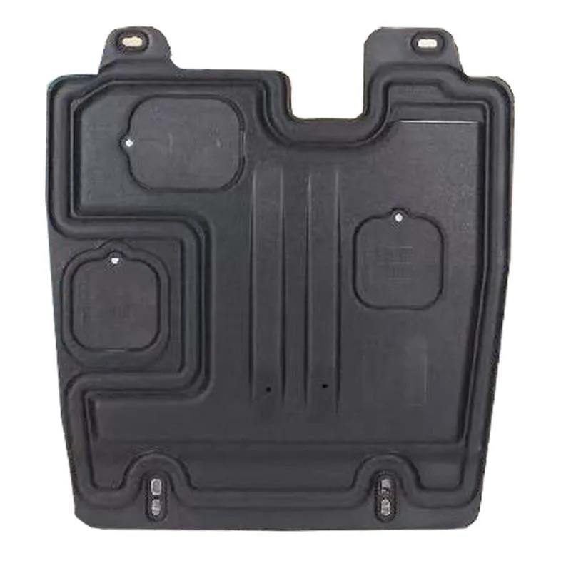 Preto sob a placa de guarda do motor para Mitsubishi Outlander, Splash Shield, lama Fender tampa, protetor de lama, 2010-2012