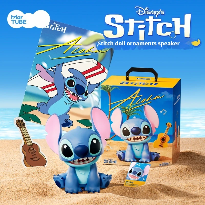 

Animation Lilo & Stitch Stitch Baby Bluetooth Speaker Desktop Ornament Audio Trend Toy Dec Children Birthday Graduation Gift Box