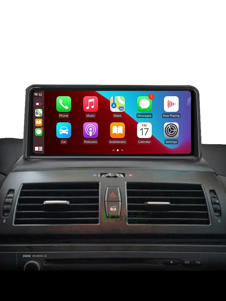Android 15 Auto-Stereoanlage Kabelloses Carplay 2-DIN Autoradio für BMW X3 E83 2004-2009 Autoradio Multimedia-Player Bildschirm GPS 4G LTE