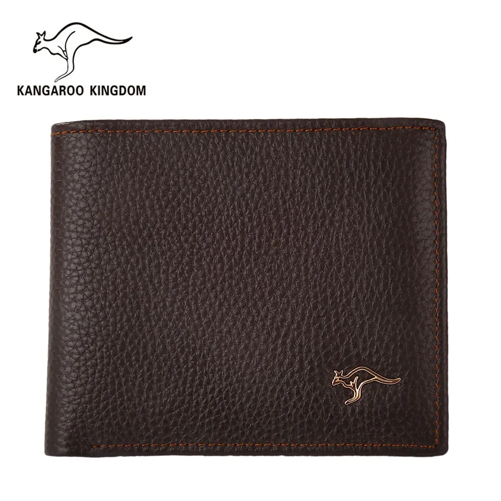 

Kangaroo Kingdom Famous Brand Men Wallets Genuine Leather Short Design Purse Business Male Pocket Wallet Credit Card Holder