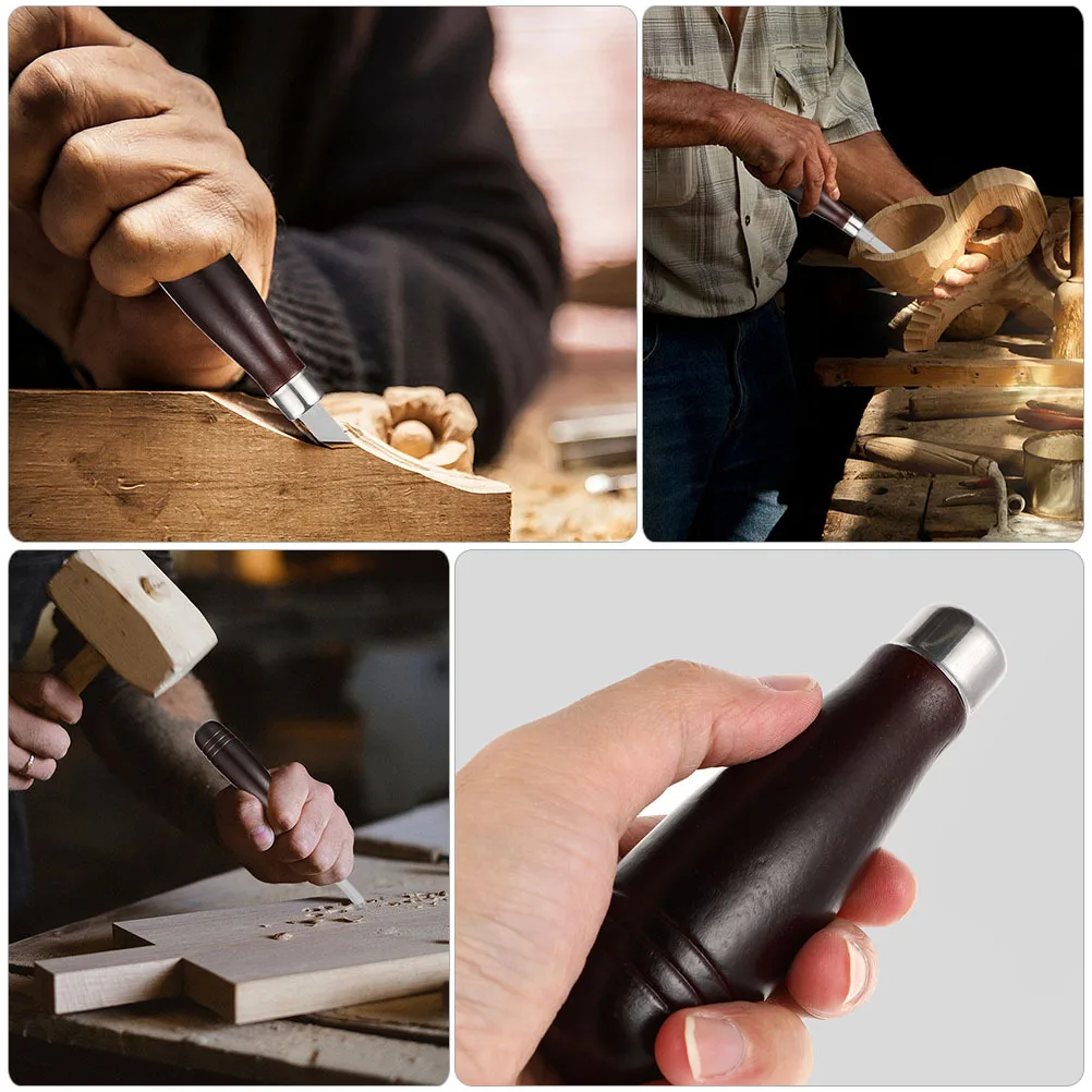 Picture 3: 6Pcs File Handle Wooden Grip Handle for Files and Rasp Tools Replacement Part Polished Smooth Surface Comfortable Hold Rust