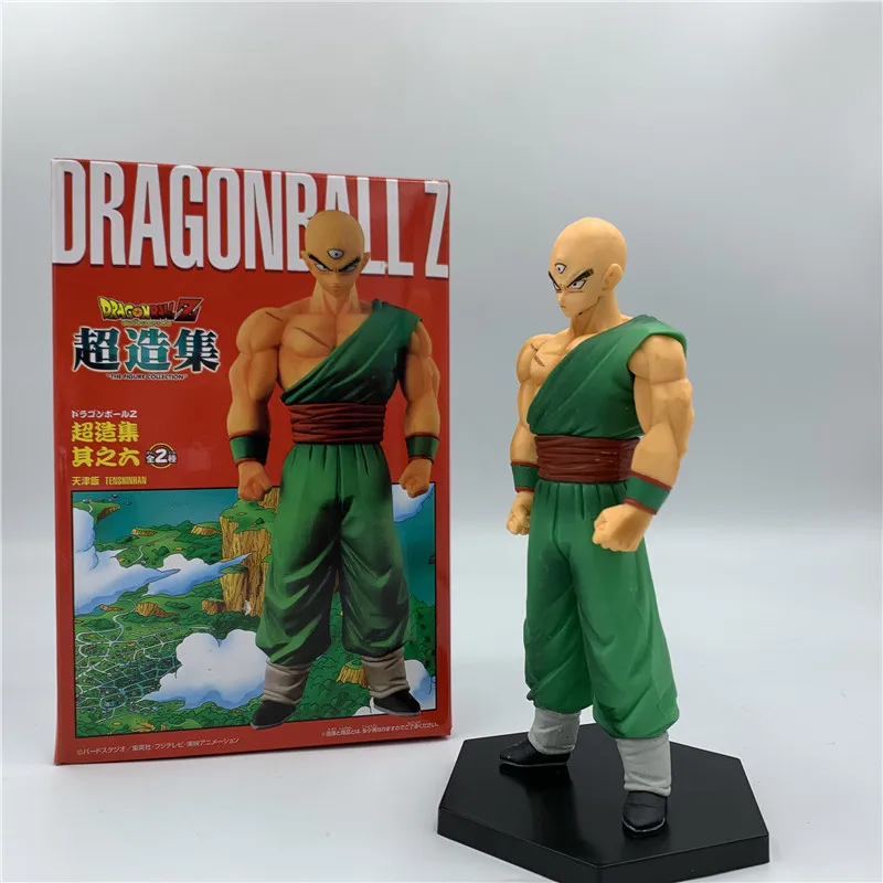 Dragon Ball Z Figure Tien Shinhan Standing Ver. Anime PVC Figure DBZ Tien Shinhan Superset Ver. Kid Goku Friend Model Toy GIft