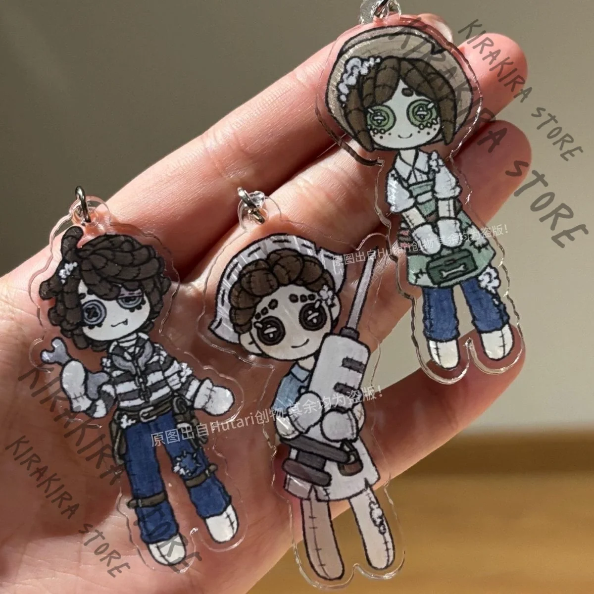 

Identity Ⅴ Prisoner Luca Balsa Acrylic Backpack Pendant Ornaments Cosplay Emma Woods Keyring Emily Dyer Kawaii Hanging Drop