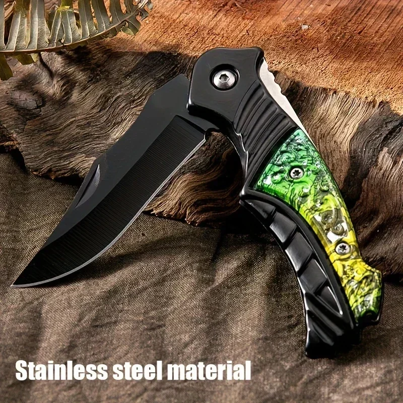 2025 new high quality  Portable Outdoor Folding Pocket Knife - Sharp Survival Knife for Camping, Hiking image 2