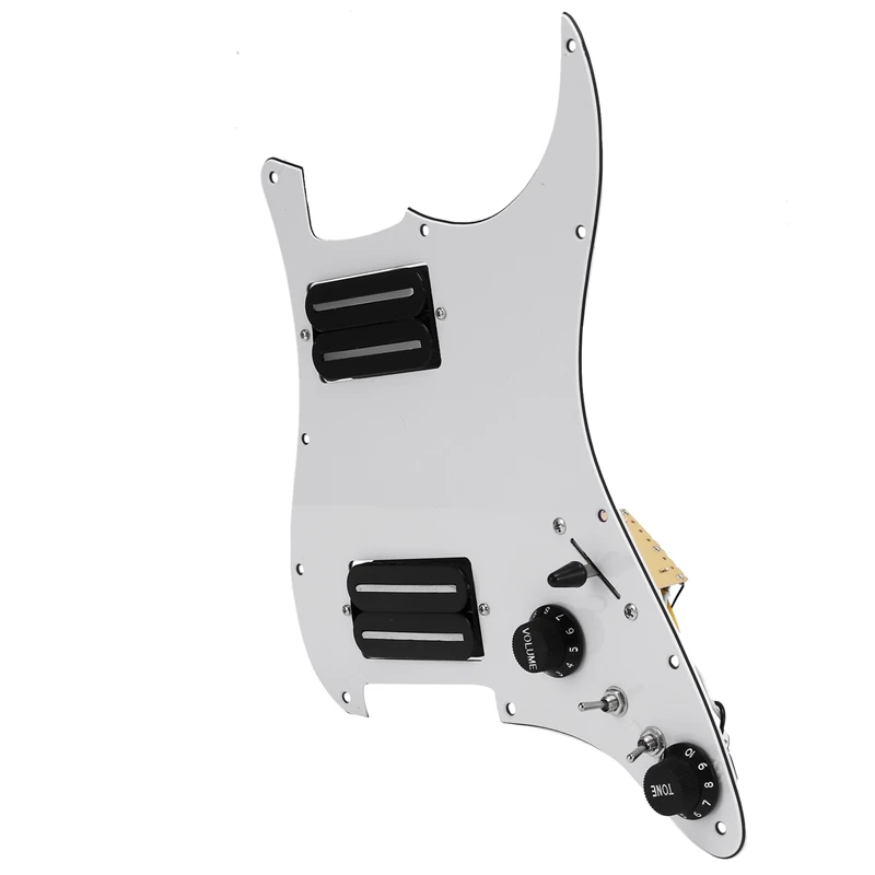 

Double Coil Electric Guitar Pickguard Pickup Loaded Prewired Scratch Plate 3-Segment Switch Suitable For ST Guitar