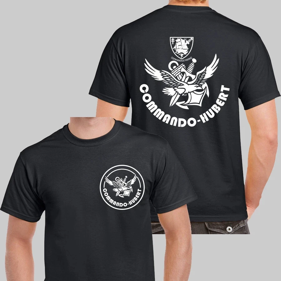 New Sale Commando Hubert France French Navy Special Forces T-shirt
