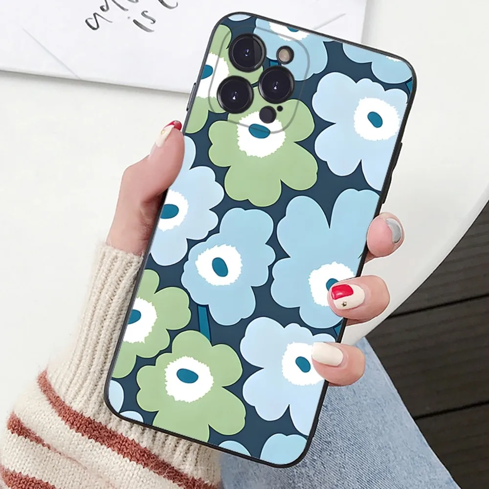 Beautiful Colorful P-Poppy Flowers Phone Case For IPhone 16 15 14 11 12 13 Mini Pro XS Max Cover 6 7 8 Plus X Funda Shell