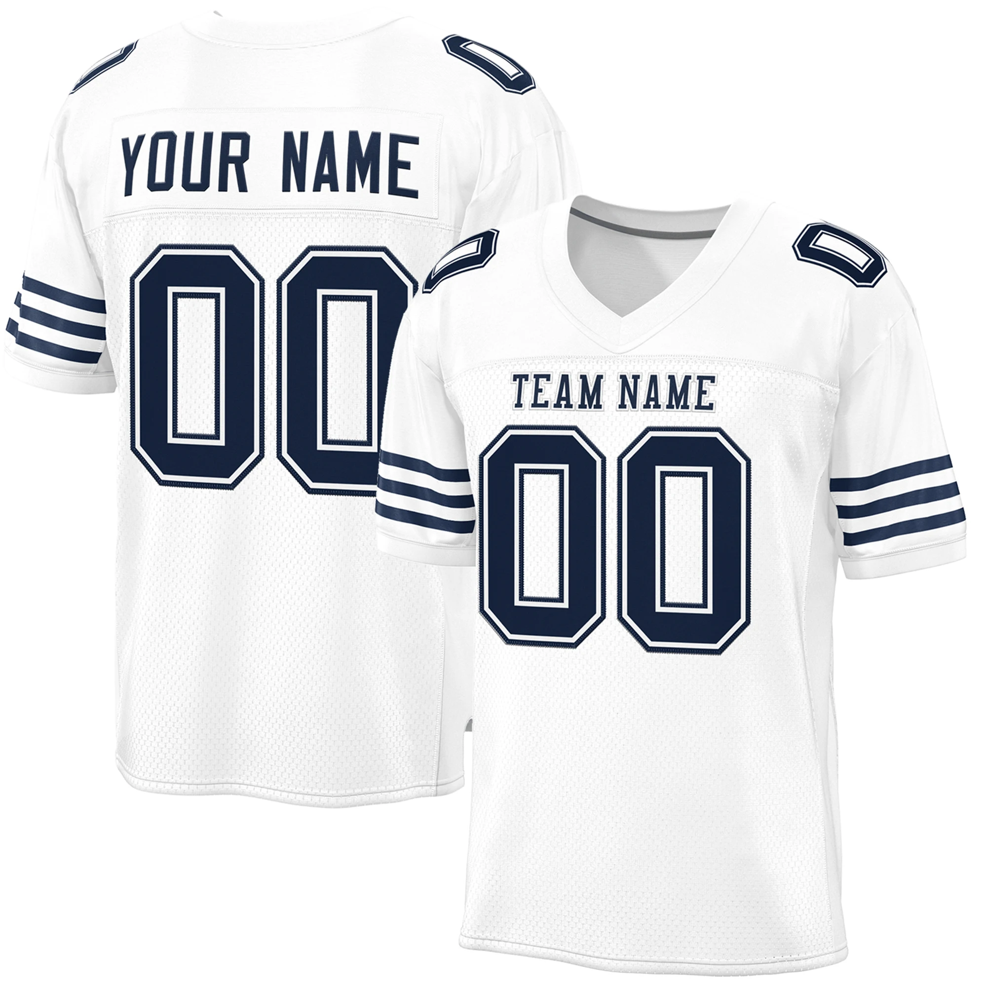 Custom Football Jersey Personalized Printed Name Number Practice Football Game Sportswear Big Size